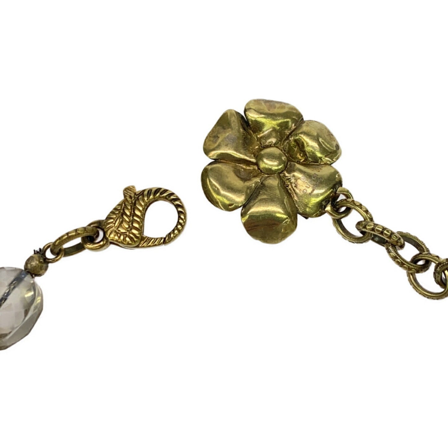 GUCCI Gucci Bracelet Crystal GG Interlocking Gold Mikunigaoka Store