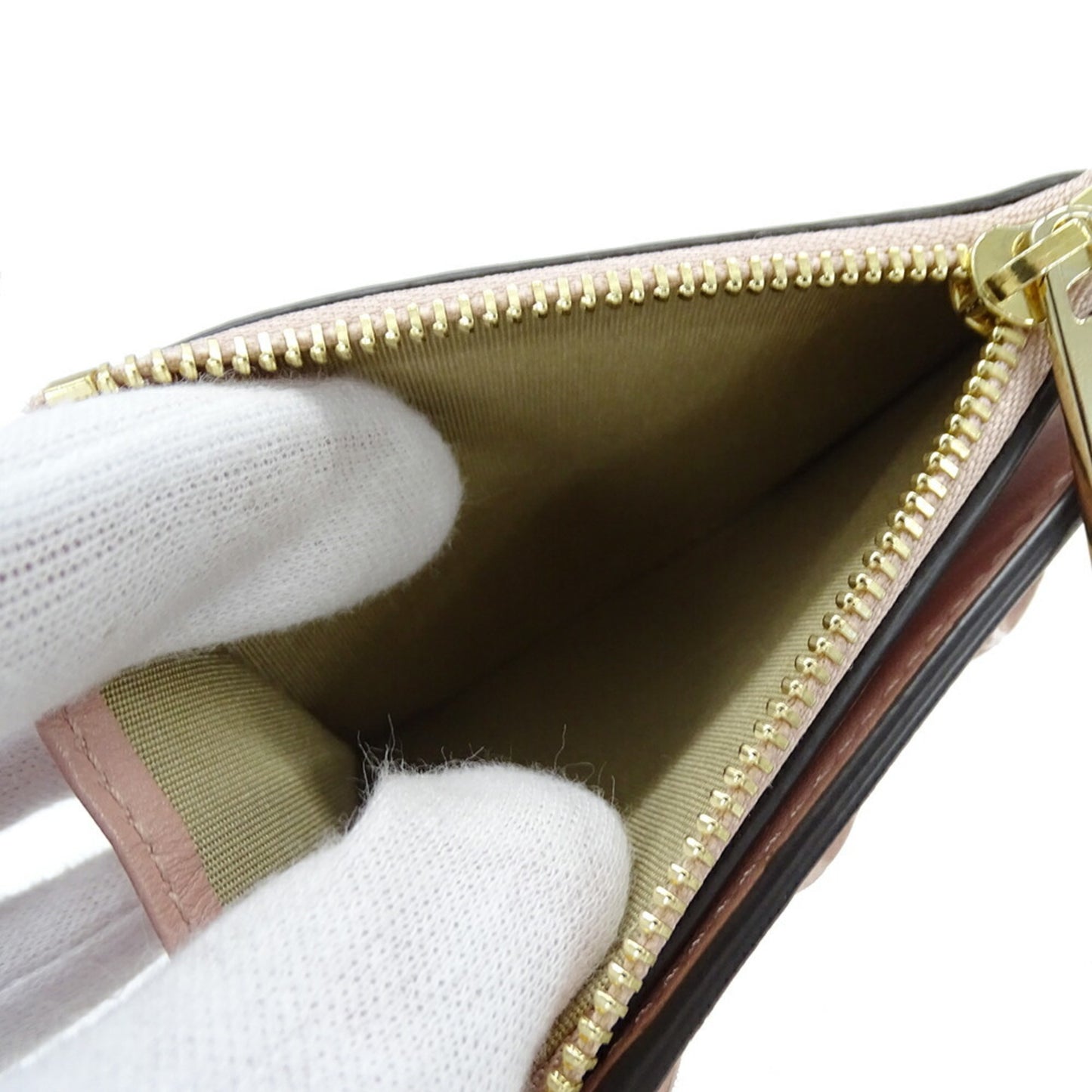 Jimmy Choo Women's Bifold Wallet in Calfskin Leather with Star Studs, Pink, Compact Design