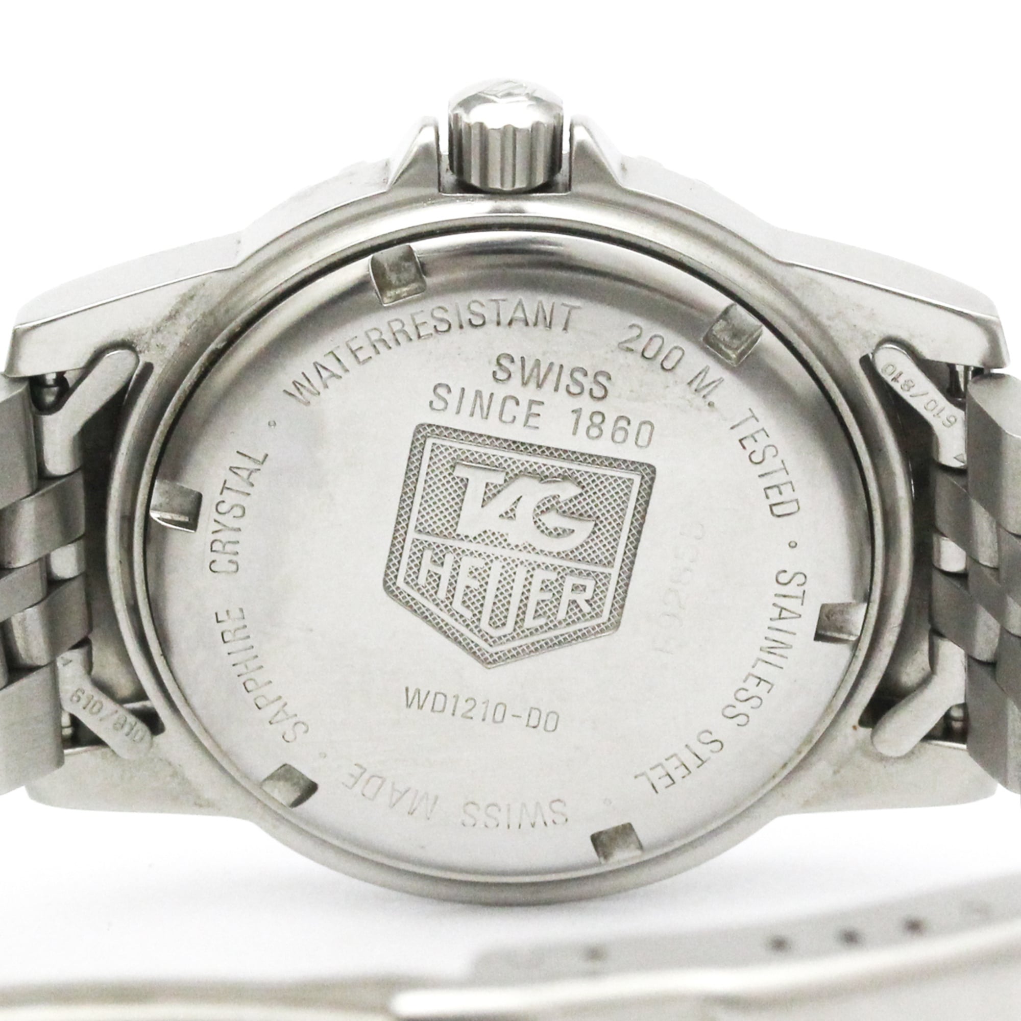 TAG HEUER 1500 Professional Stainless Steel Quartz Mens Watch WD1210 — Good