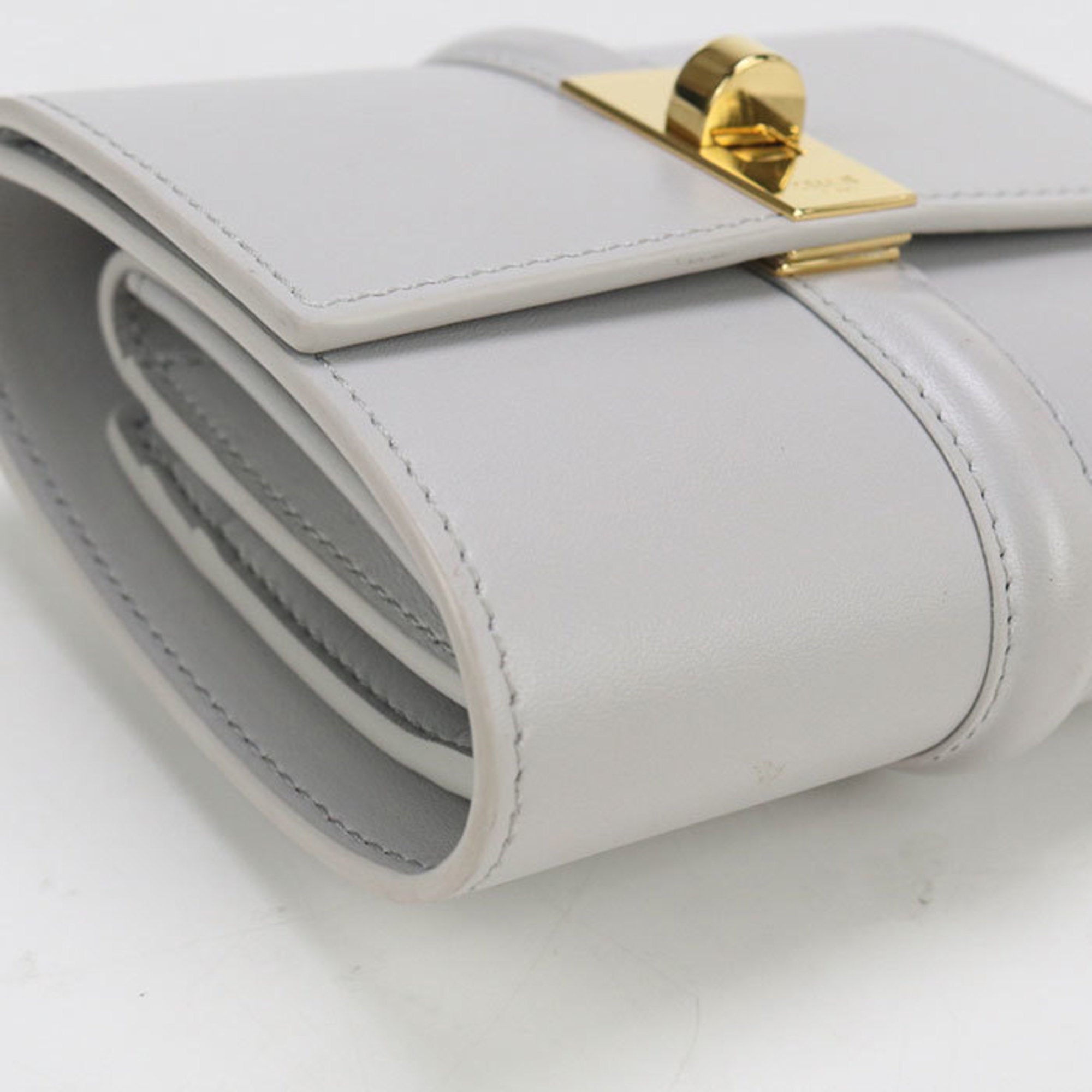 CELINE Small Trifold Wallet 10F52 3CQ7, Size 16 (Cèze), Women's, Gray