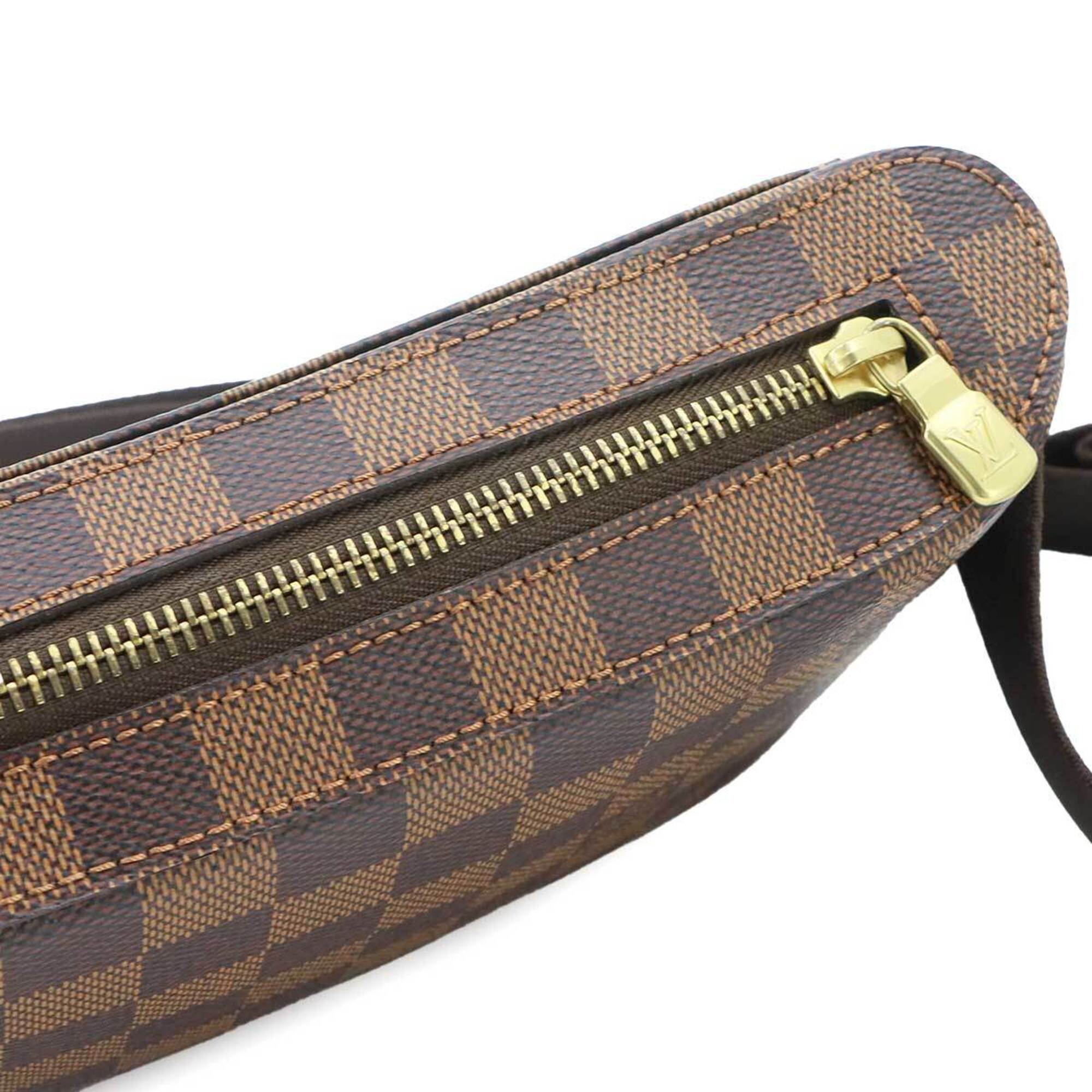 Louis Vuitton Damier Geronimos Body Handbag Waist Pouch Ebene Brown N51994 — Like New