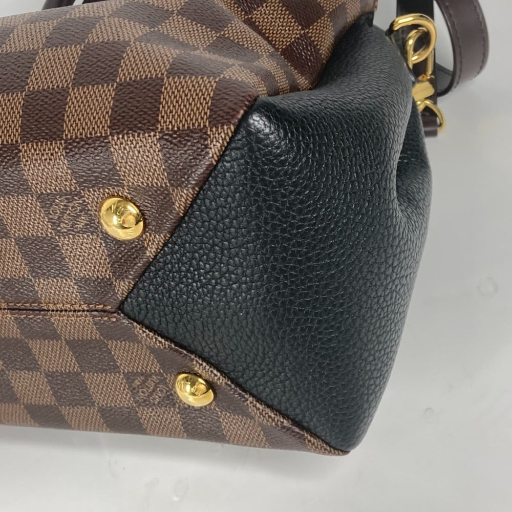 LOUIS VUITTON N41673 Damier Brittany Handbag Shoulder Bag Tote Canvas Women's Ebene Brown L-240829-8 — Like New