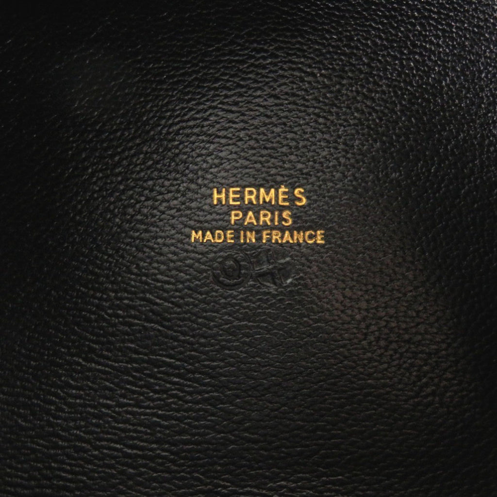 Hermes Excellent condition Hermès Zulu Chevre Black wallet/coin case with 〇Q markings, black, 0776