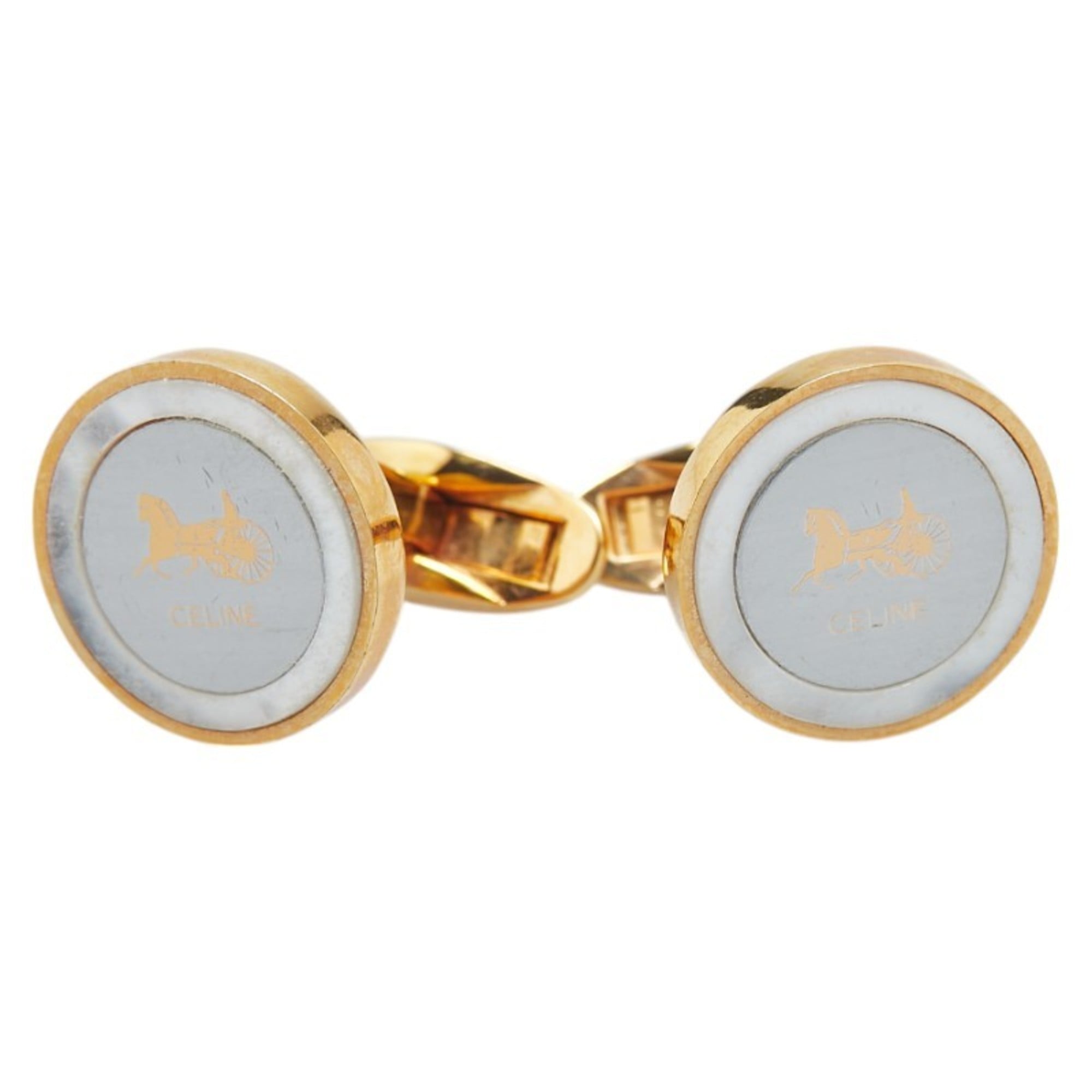 Celine Cufflinks Gold Plated Men's CELINE
