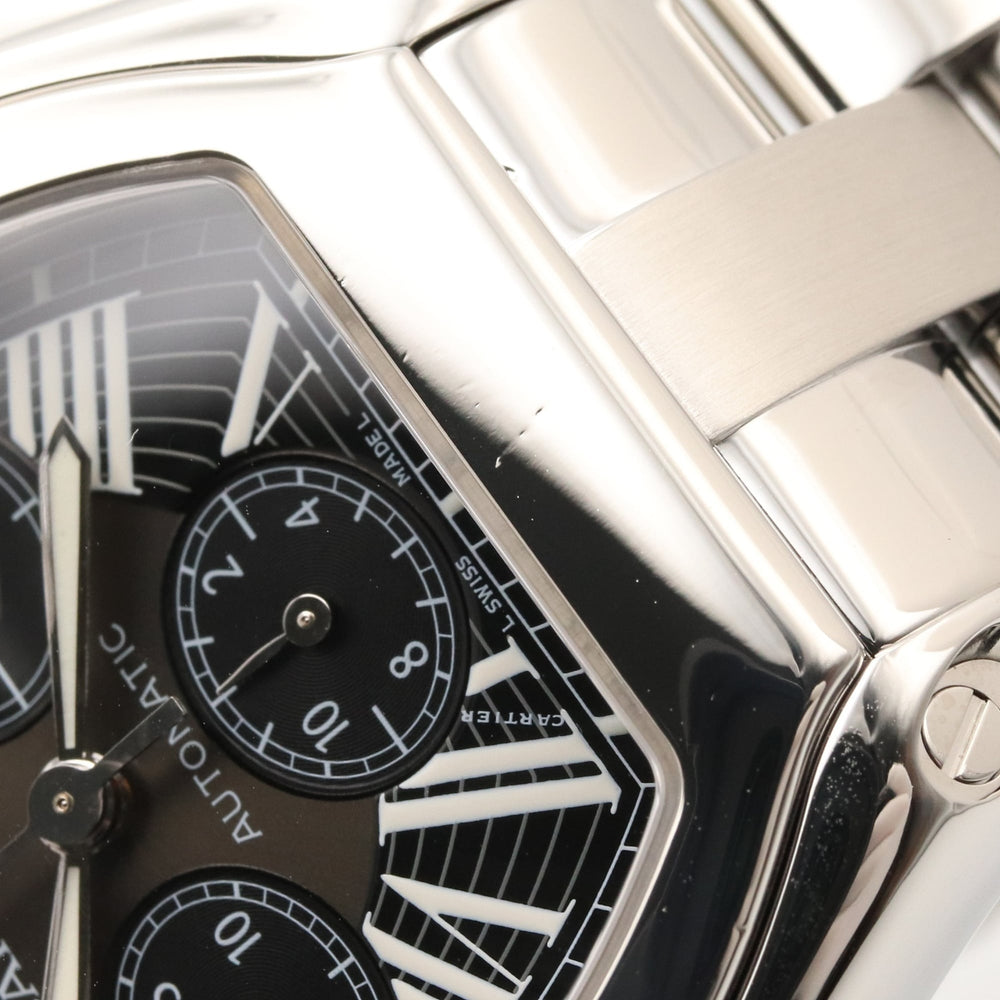 Cartier Roadster Chronograph XL Watch, Stainless Steel, Men's, Black (W62020X6) — Very Good