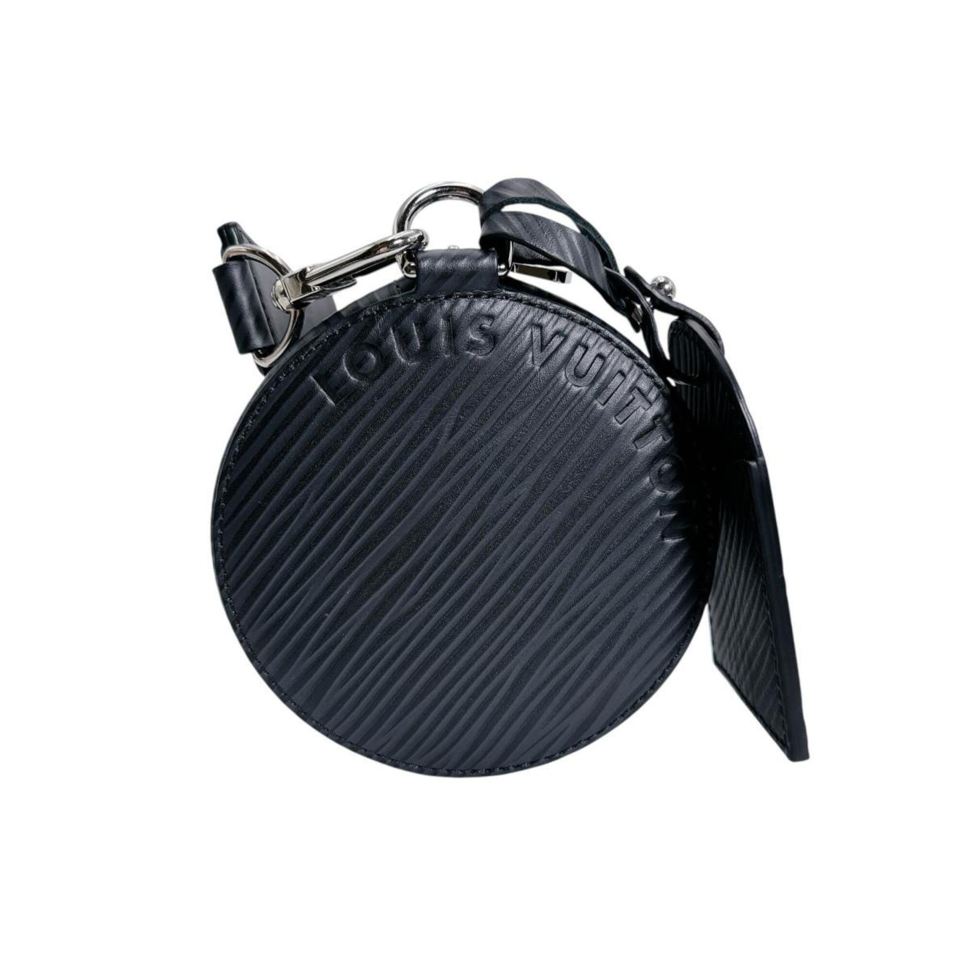Louis Vuitton Soft Polochon PM Epi Leather Handbag, M24324, Black — Like New