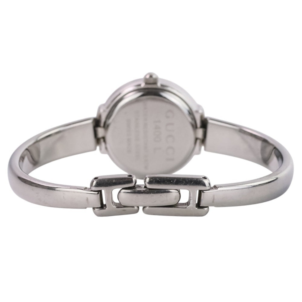 GUCCI Quartz Watch Bangle 1400L Silver Dial Women's — Very Good