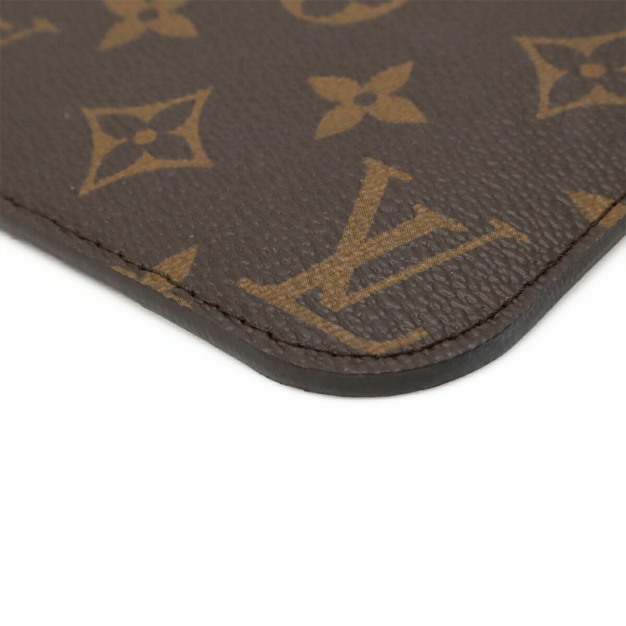 LOUIS VUITTON Monogram Neverfull PM Pouch, Multi-Pouch, Pivoine, M41245 — Like New