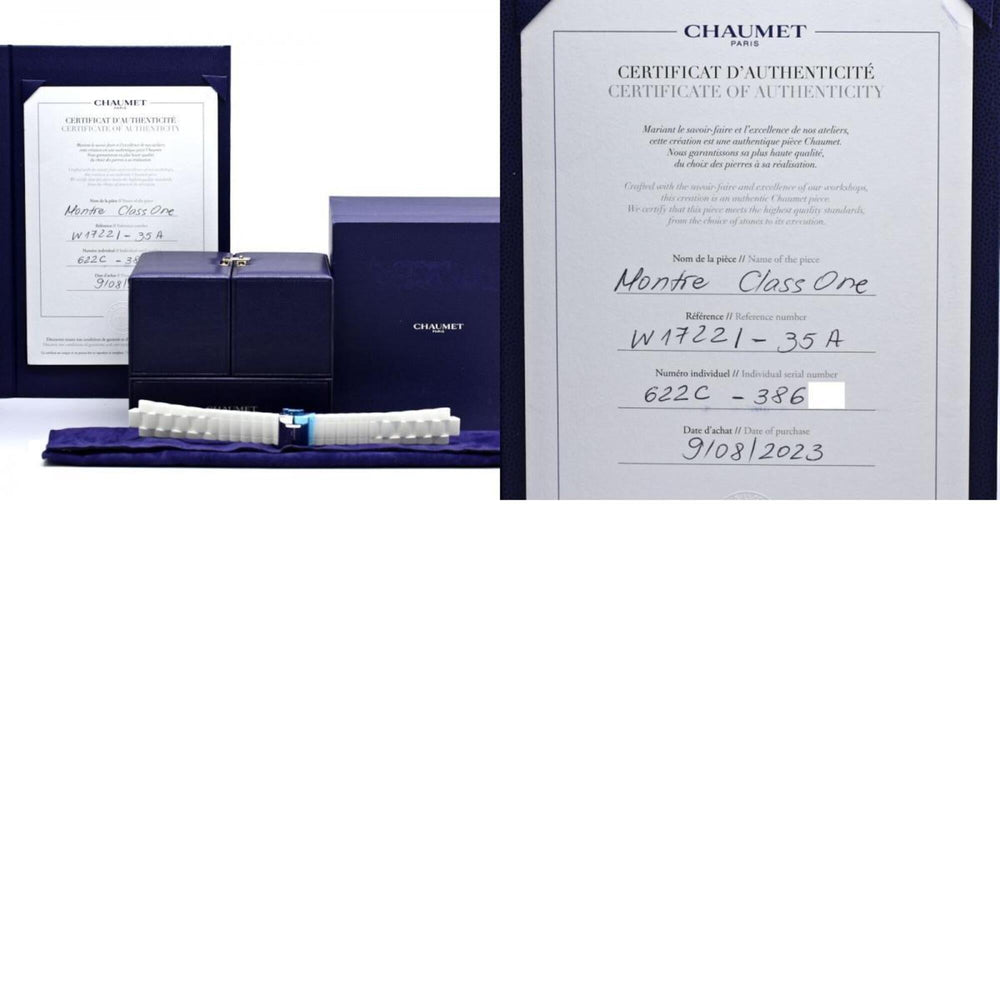 Chaumet Class One MM Diamond Bezel W1722I-35A 622C-38640 Boys' Watch Stainless Steel 40562 — Very Good