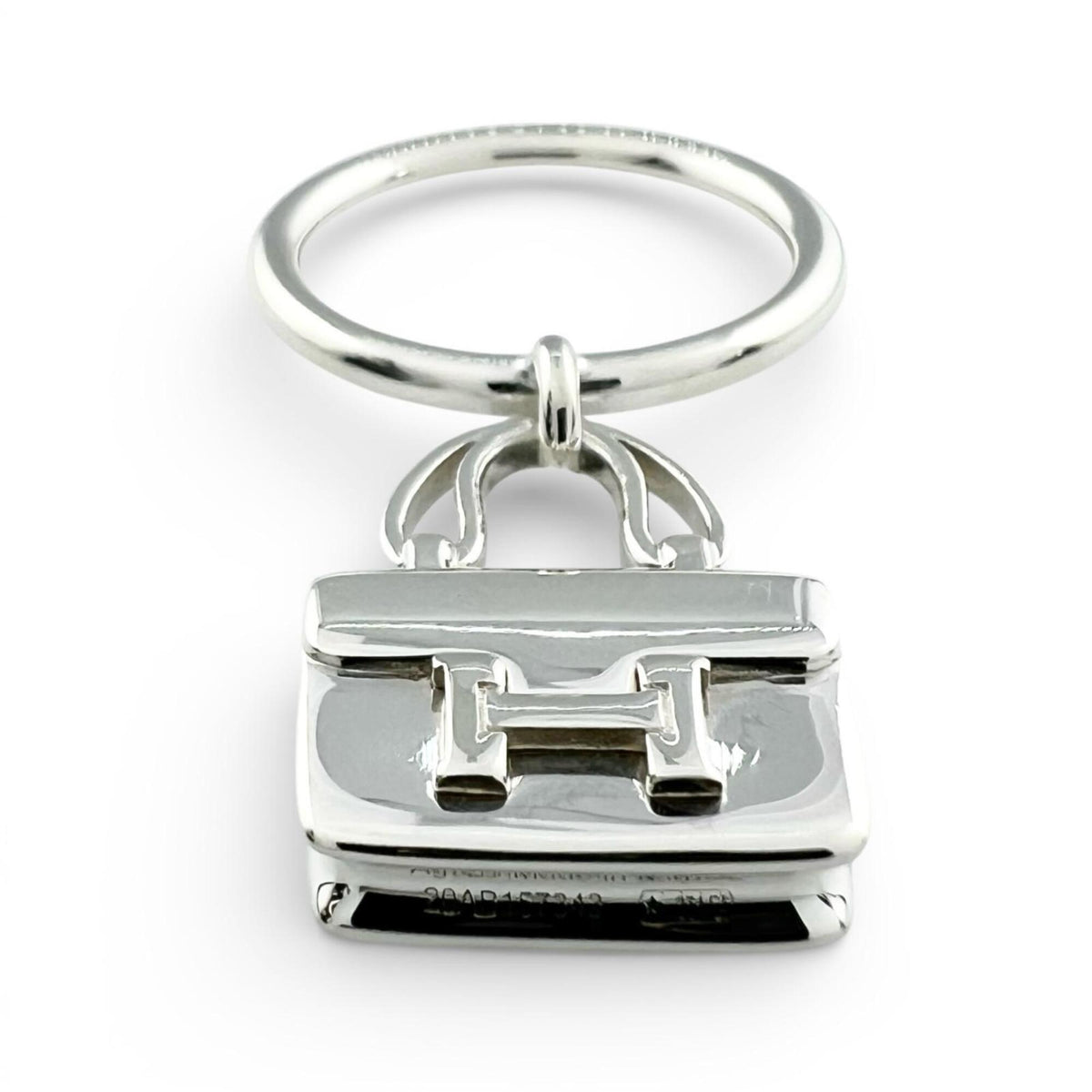 HERMES Amulette Constance Ring, AG925, 2020 model, Silver, Size 52, Made in Italy, Weight: 6.9g, Women's — Like New