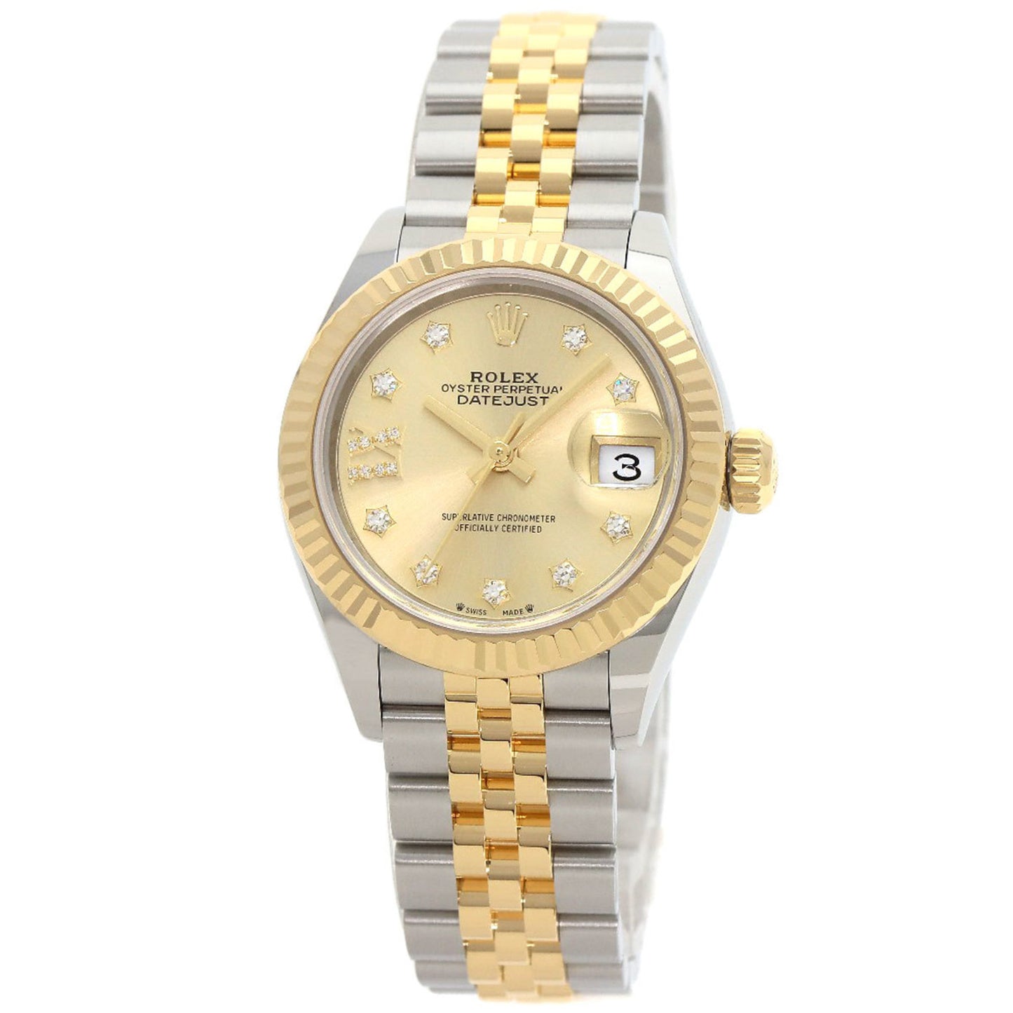 Rolex 279173G Datejust 9P Star Diamond Watch Stainless Steel SSxK18YG K18YG Women's ROLEX