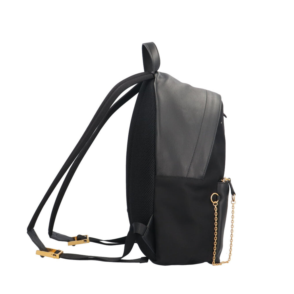 Pre-owned Fendi Studded Karligraphy Backpack/Daypack, Nylon 7VZ042, Men's