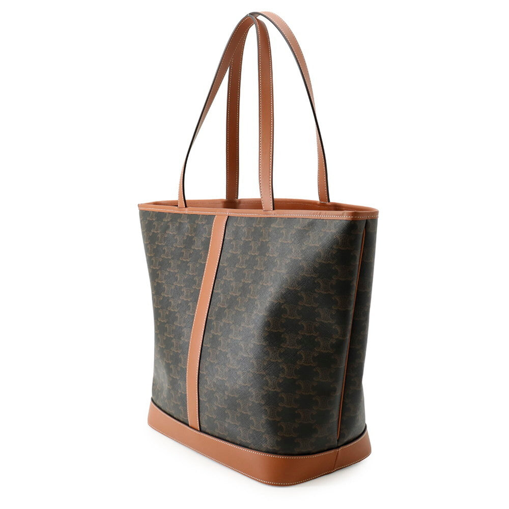 Celine Triomphe Cabas Medium Leather Tote Bag 115072 CELINE Handbag — Like New