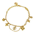 Louis Vuitton Blooming Gold Bracelet, M64858, Women's, Chain Accessory