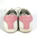 GUCCI 598527 Ace logo two-tone shoes, low-top leather sneakers with Interlocking G, women's white