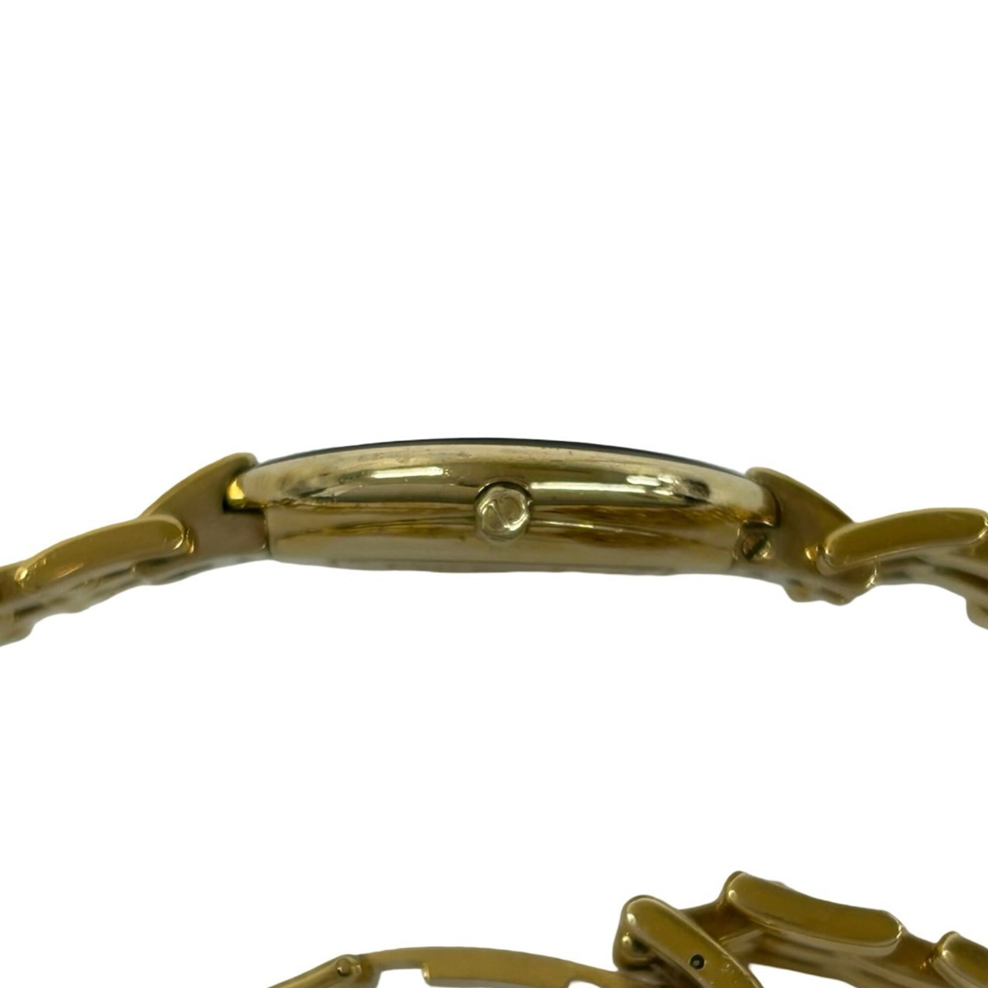 Christian Dior Vintage Baghira GP Quartz Watch Gold Black 38257 — Good