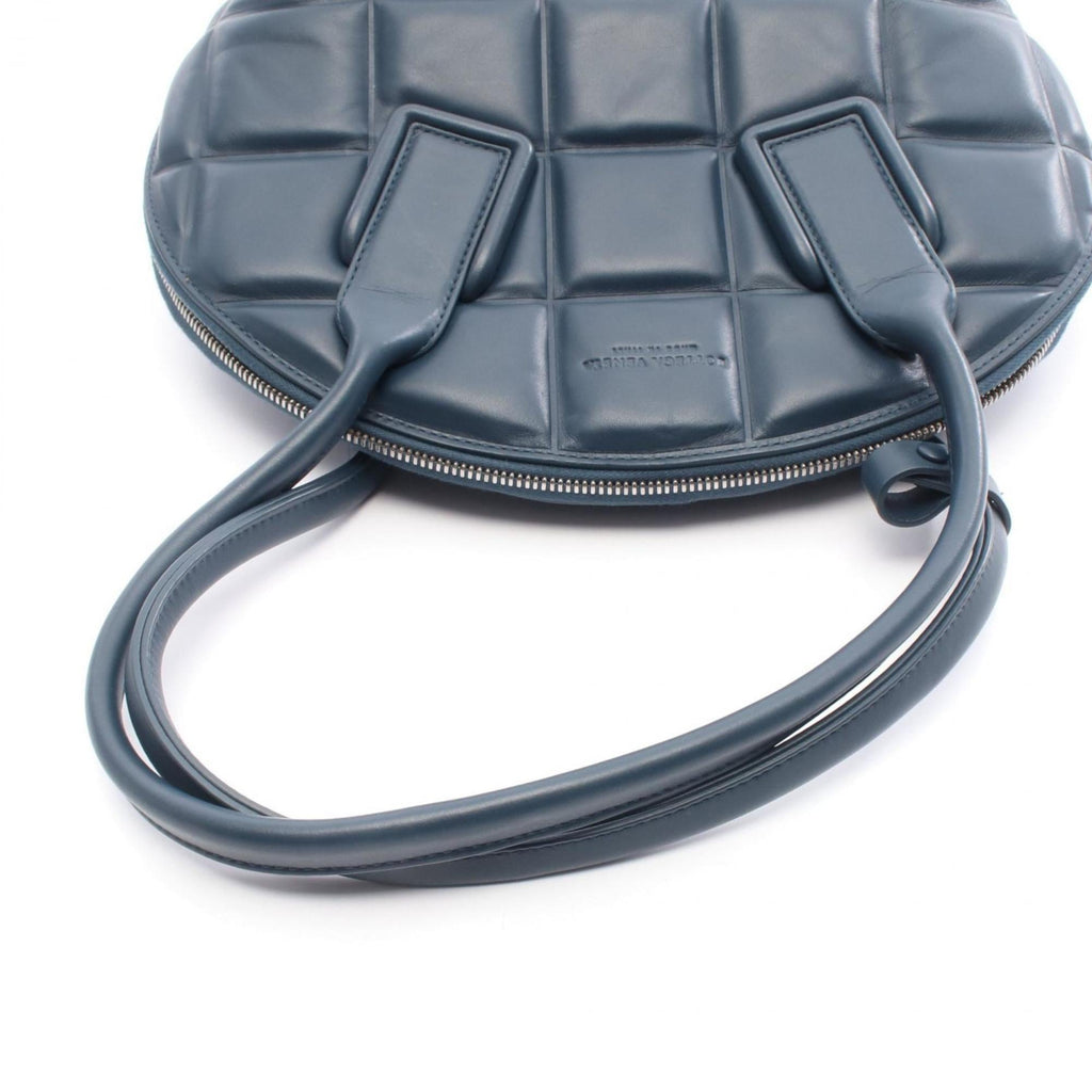 Bottega Veneta The Swoop handbag, leather, women's, green