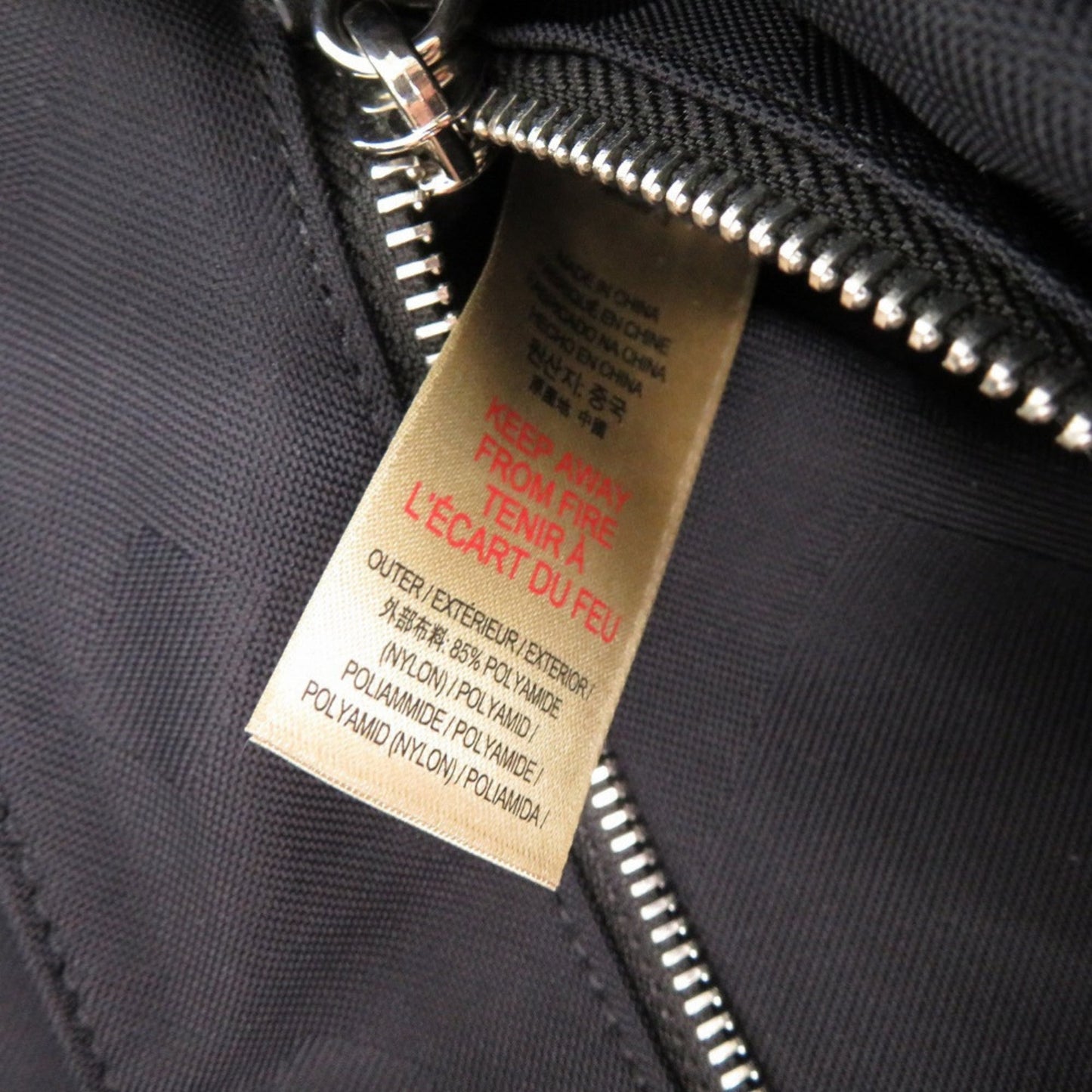 Burberry 4064913 Nylon Acrylic Polyamide Black Backpack Daypack 0537 BURBERRY