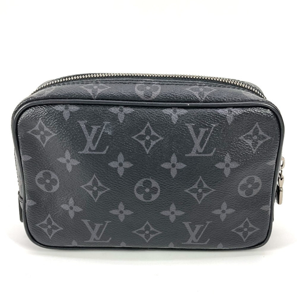 LOUIS VUITTON M43384 Monogram Eclipse True Toilette PM Second Bag Clutch Multi-Pouch Pouch Canvas Men's Women's Black — Like New