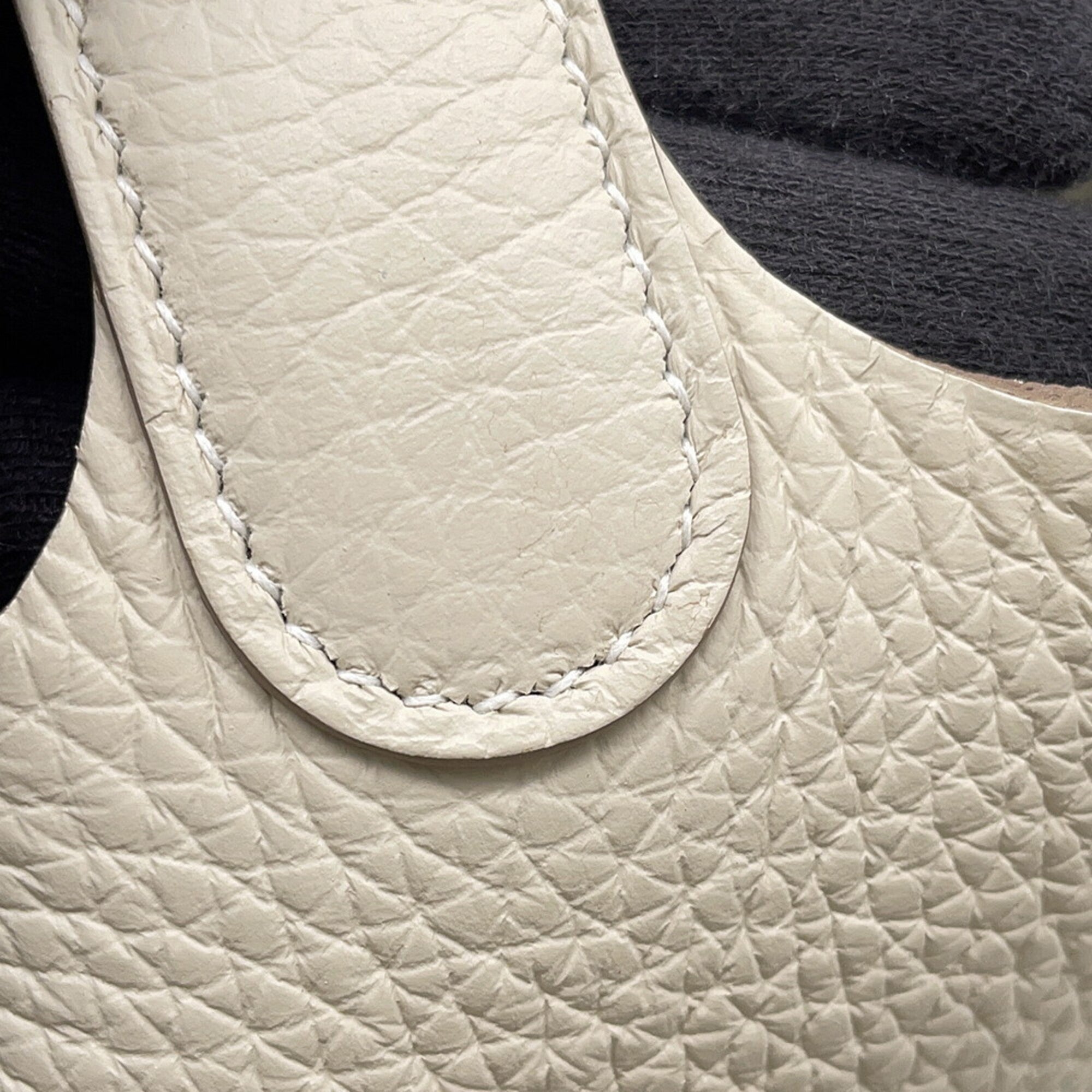 Hermes Picotin Lock PM Handbag, Craie Taurillon Clemence Leather, K Stamp, HERMES Tote Bag, Lock, Women's — Like New