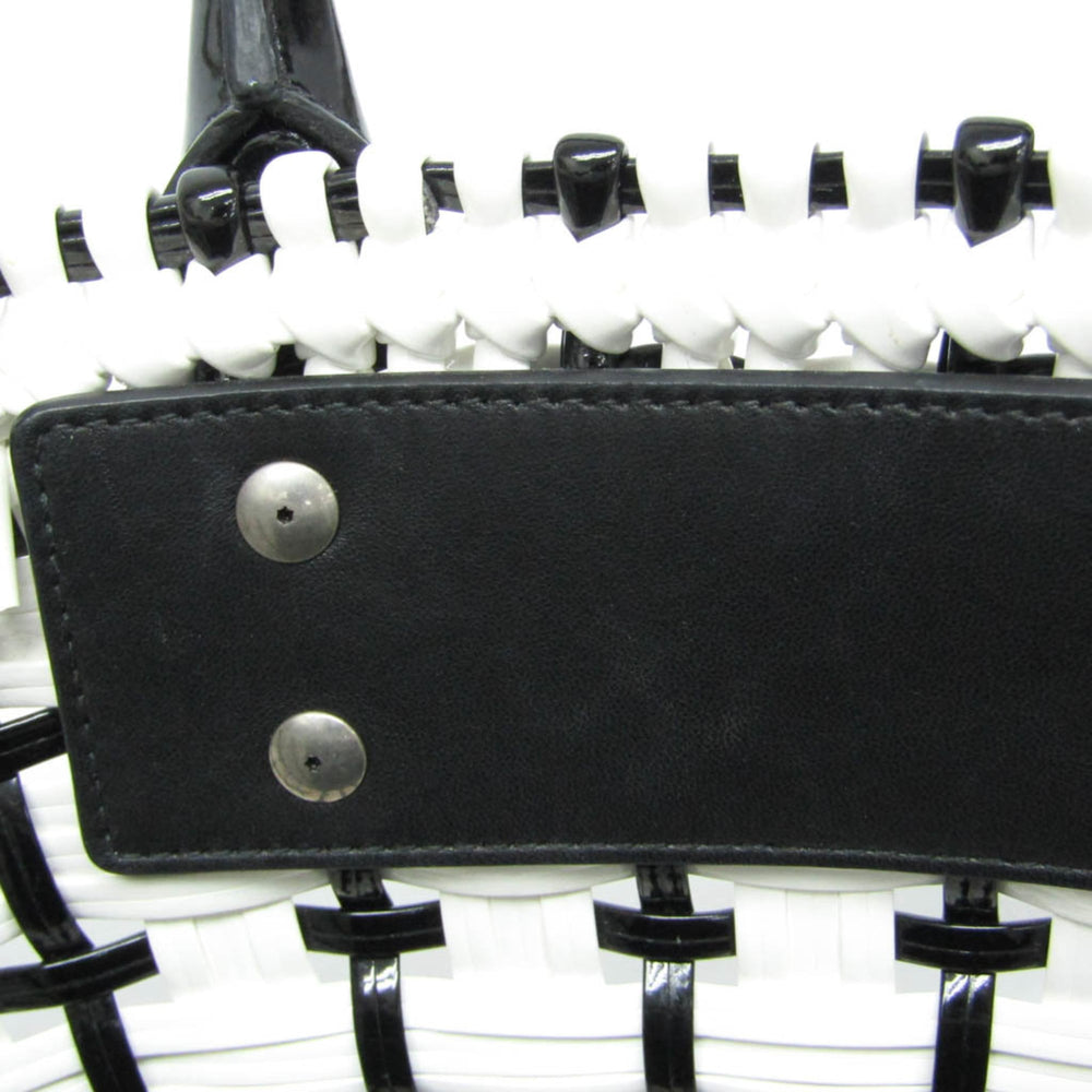 Balenciaga Bistro XXS 678028 Women's Leather Handbag,Shoulder Bag Black,White — Like New