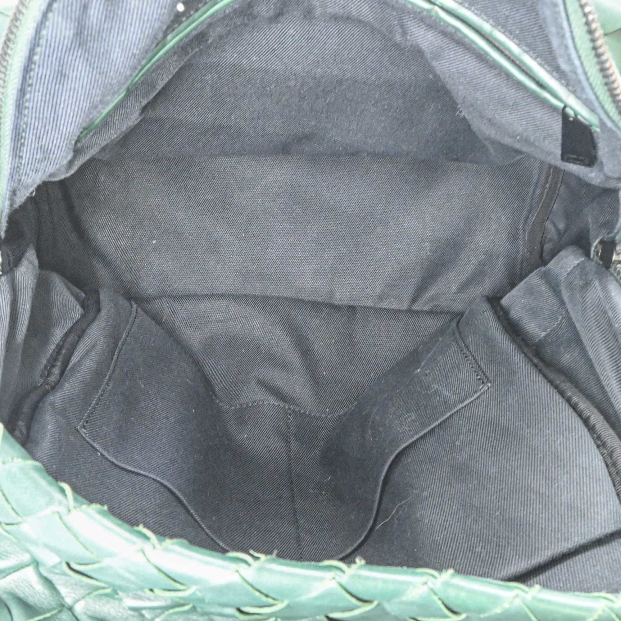 BOTTEGA VENETA Bottega Veneta Intrecciato Backpack Rucksack Green — New - Store Return