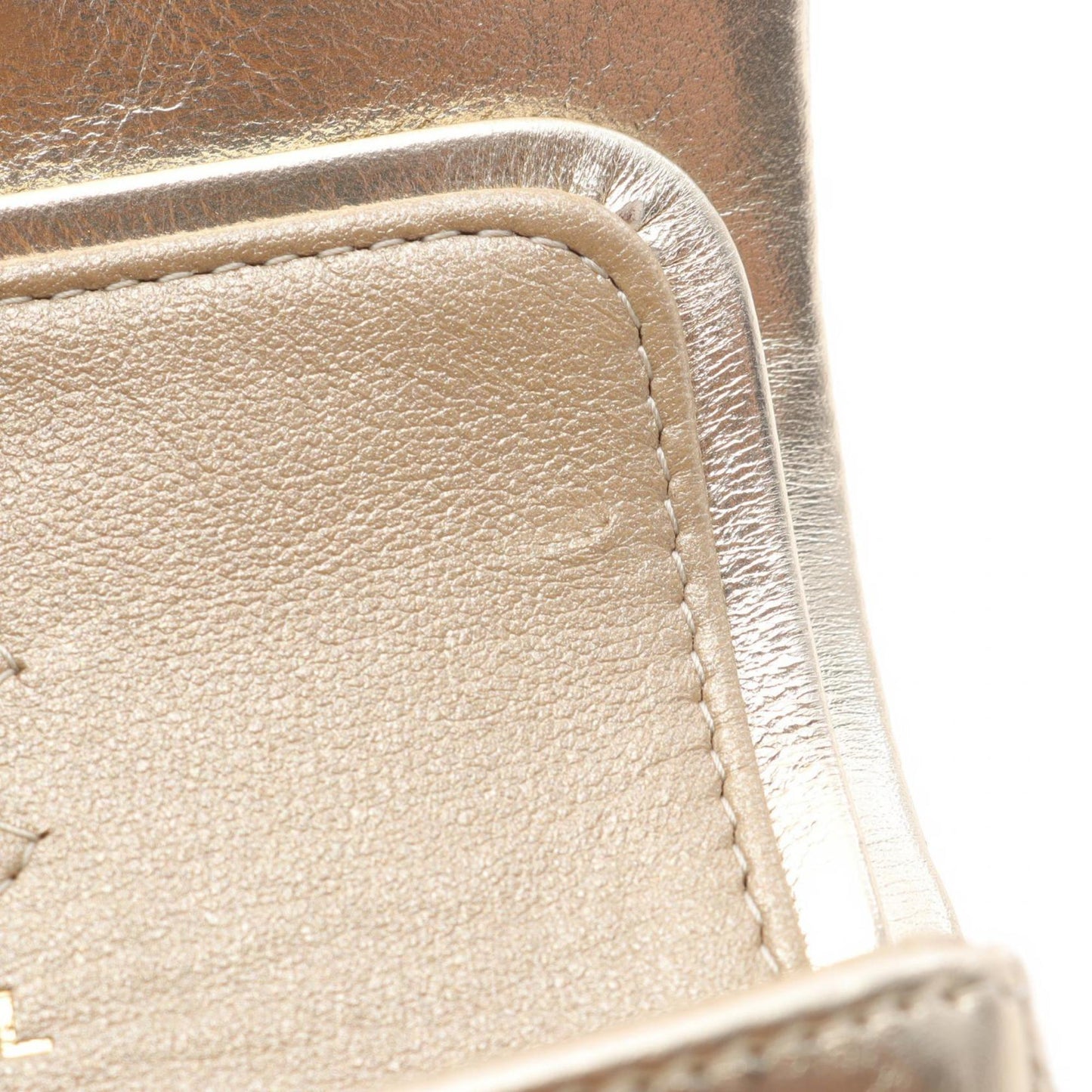 CHANEL Matelasse Classic Charm Accessory, Lambskin Leather, Women's, Gold