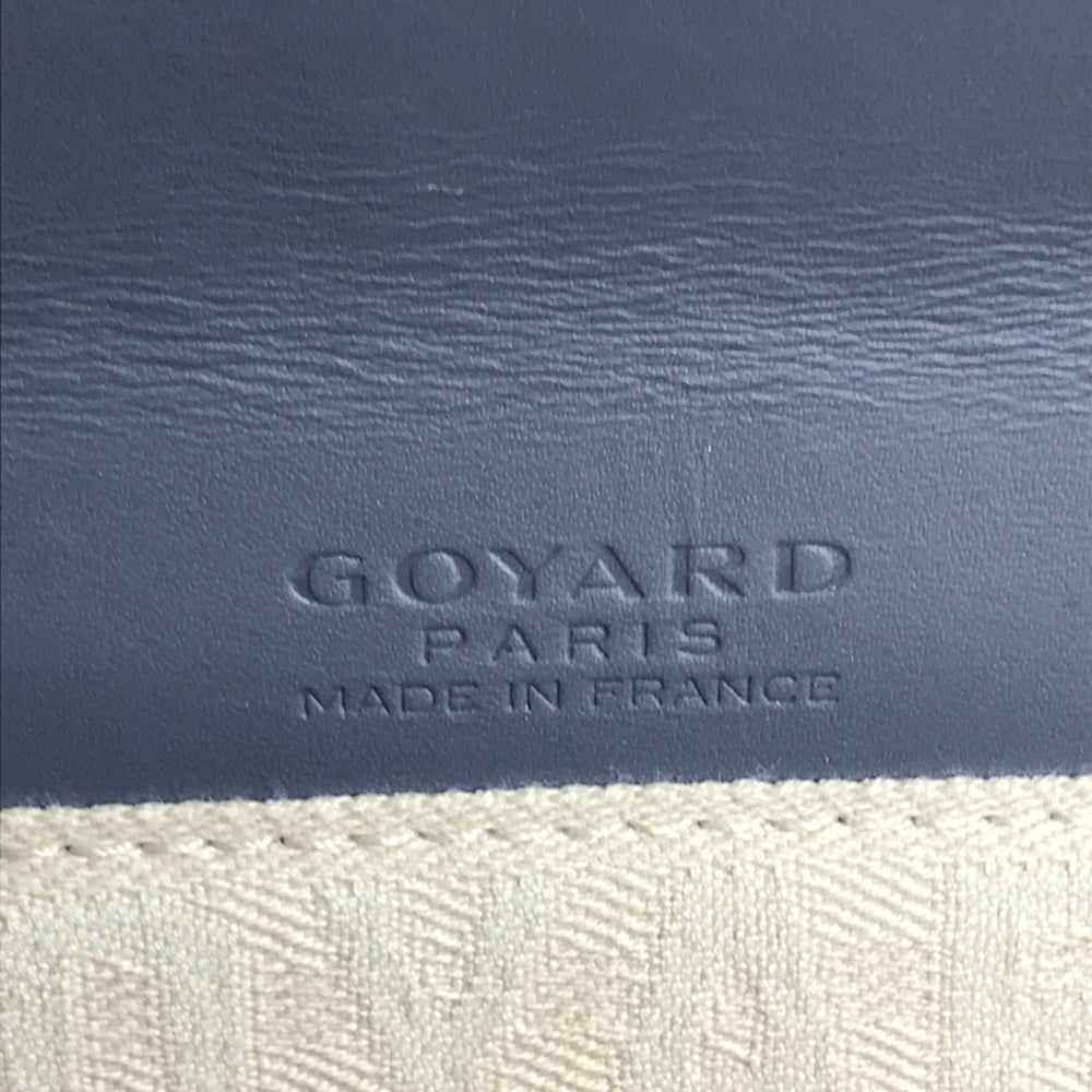 GOYARD Monte Carlo Bag, Flap Handbag, Pouch, Clutch Leather, Men's/Women's, Gray, Like New — Like New