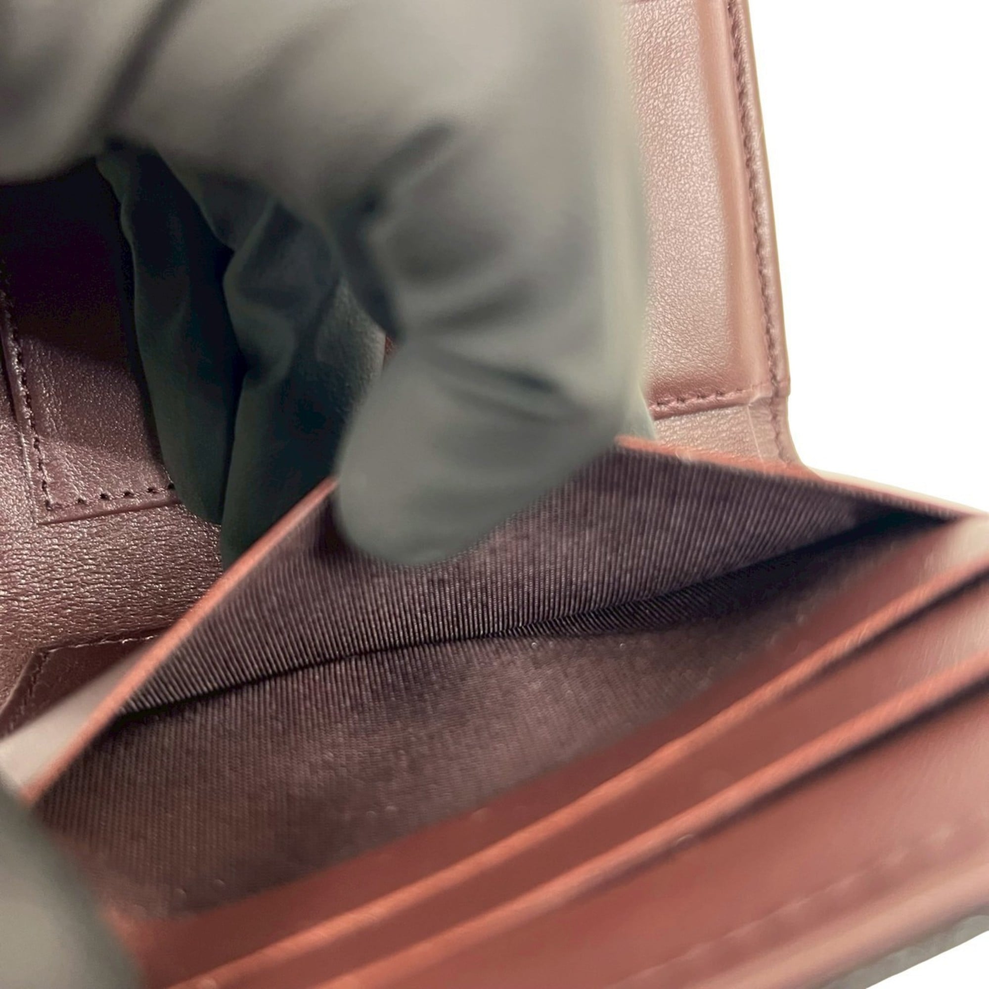 CHANEL Matelasse Coco Mark Caviar Leather Tri-fold Wallet, Black, 64570