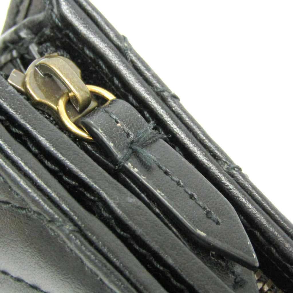 Gucci GG Marmont 773427 Women's Leather Wallet (bi-fold) Black