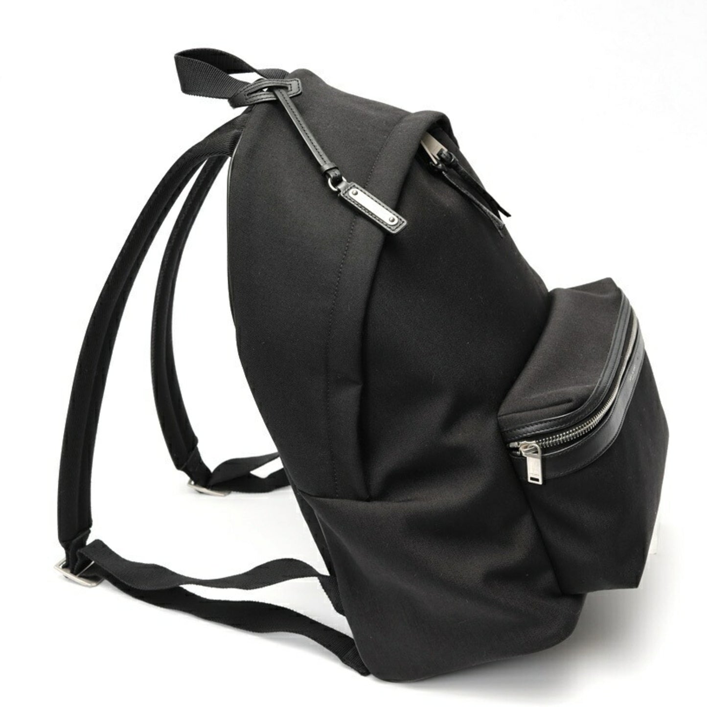 Saint Laurent SAINT LAURENT City Backpack 534967 Canvas Black (Noir) E-157771