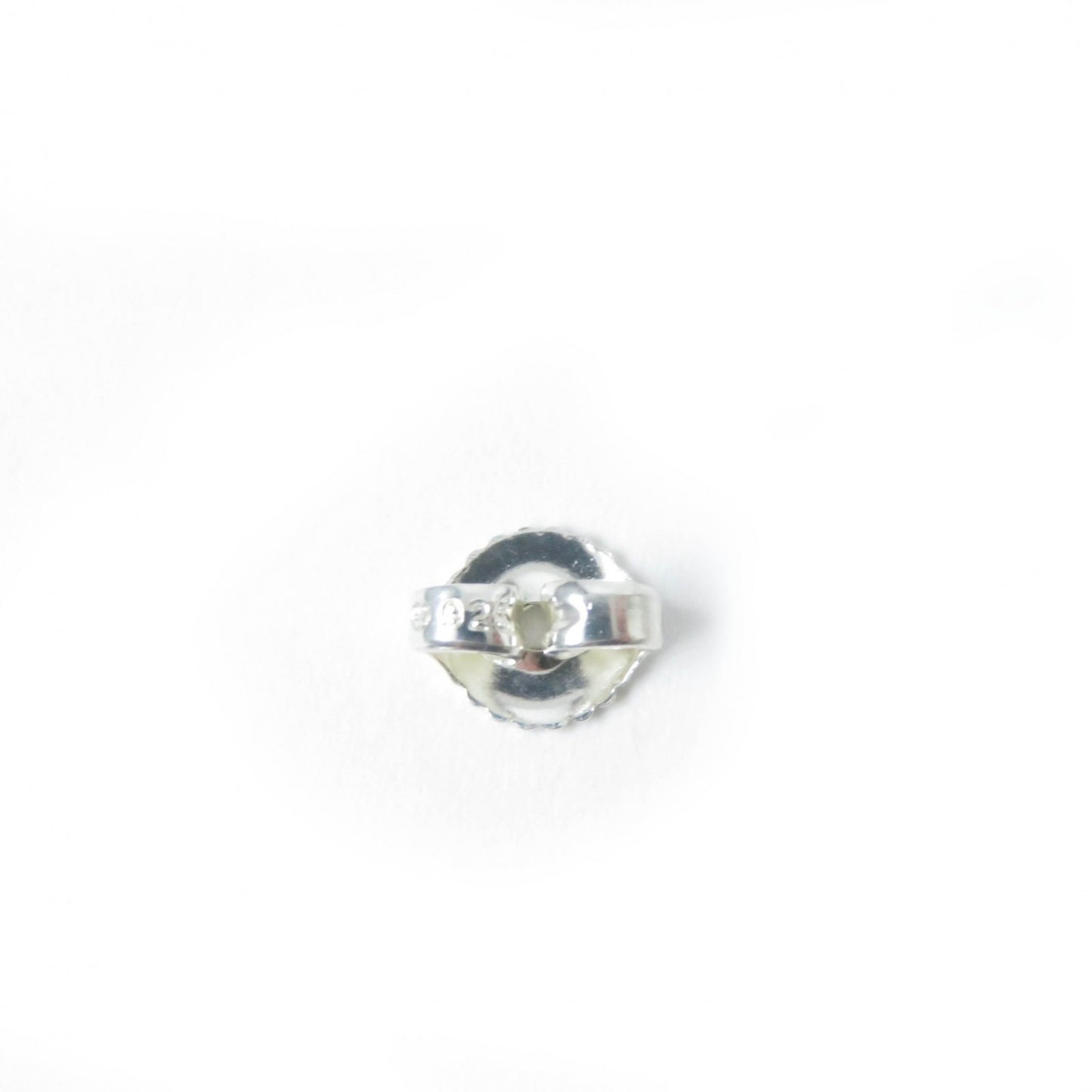 CHANEL Clover Earrings with Back Logo (for both ears) SV925 Silver, 5.6g, Women's