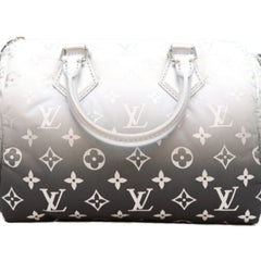 LOUIS VUITTON M11848 LVSKI LV Snow Speedy Bandoulière 25 Shoulder Bag, Silver, Silver Hardware, Men's — Like New