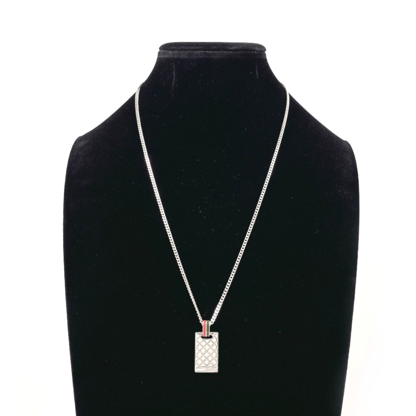GUCCI Diamante Sherry Line Necklace in Sterling Silver, Unisex