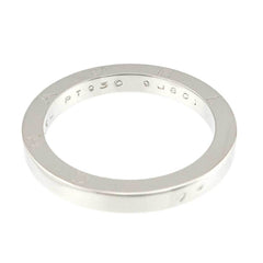 Chanel Signature 2 Ring, Platinum (Pt) — Like New