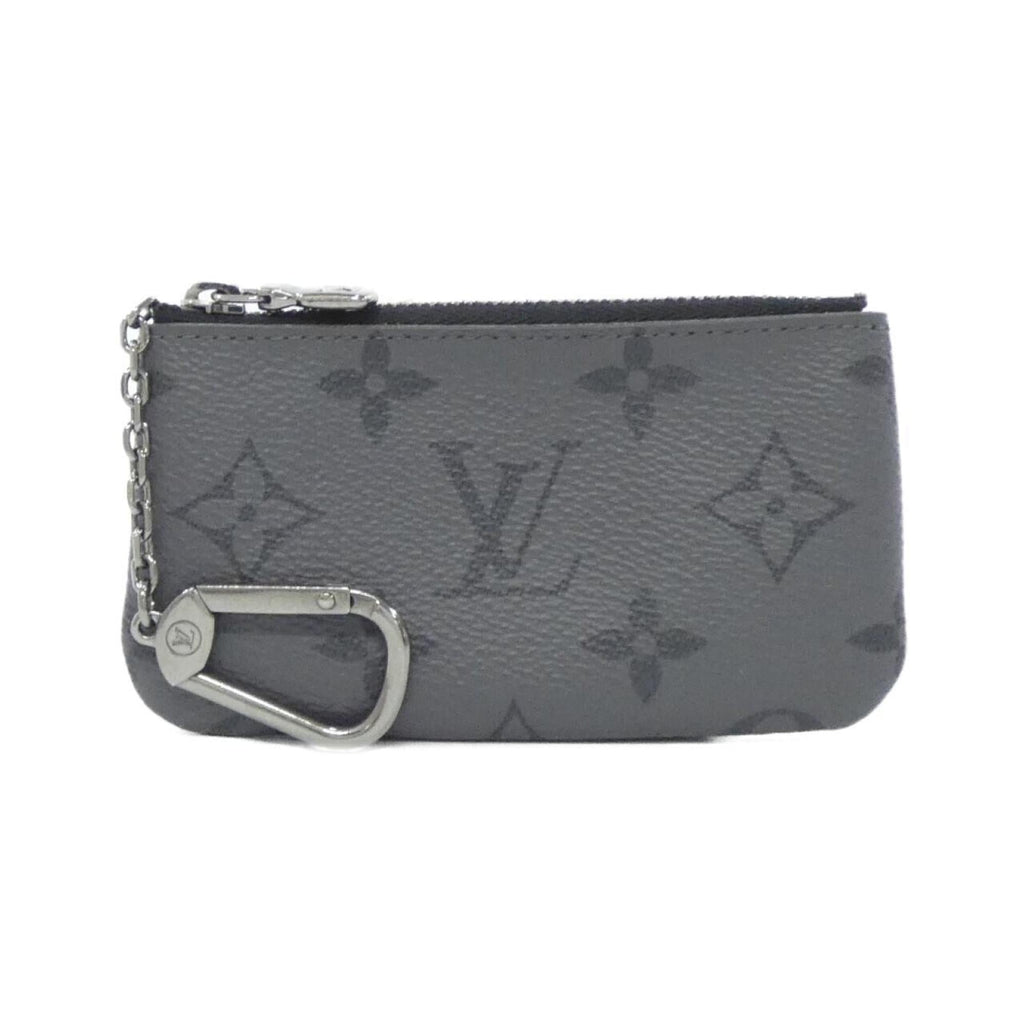 Louis Vuitton Monogram Eclipse Reverse Card & Key Case Pochette Clé M80905 Coin