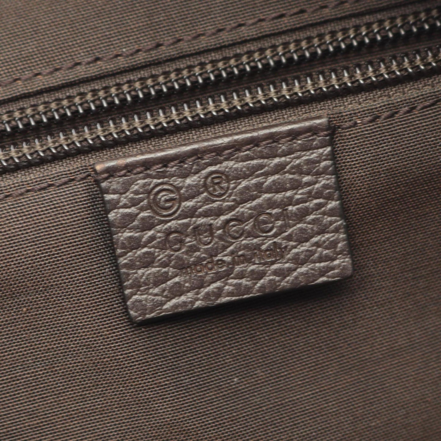 Gucci GG Canvas Backpack, and Leather, Women's, Beige Brown, 449906