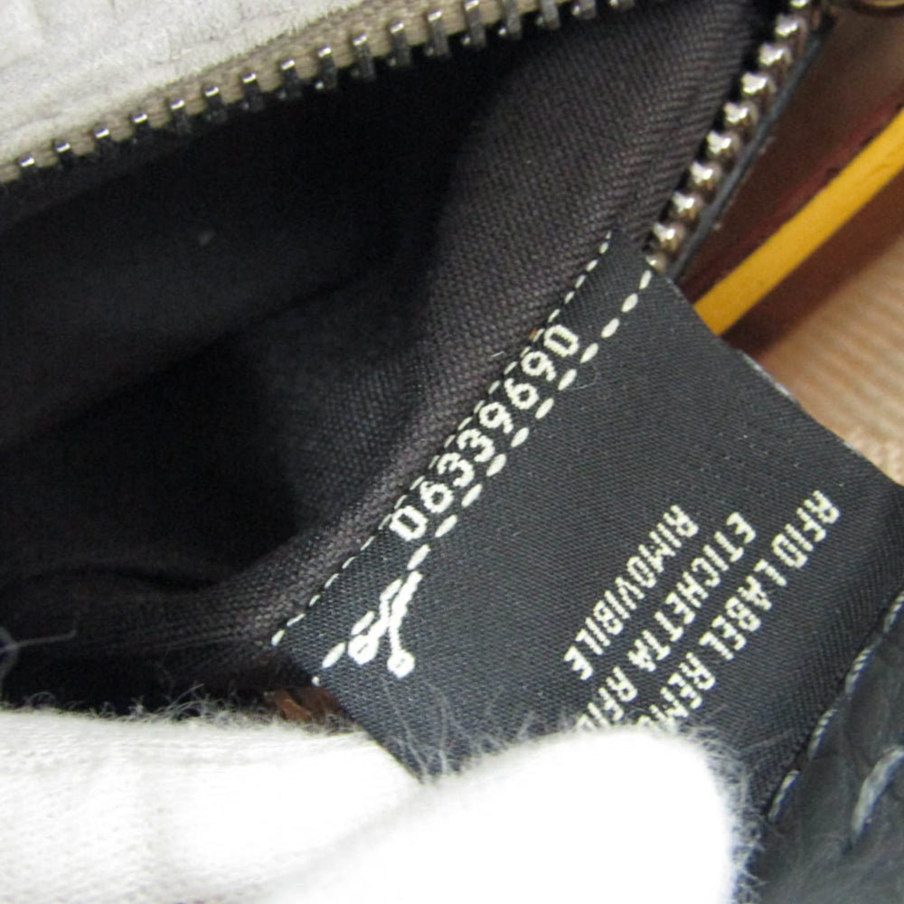 Fendi Selleria Peekaboo Fit Mini 7VA422 Women's Leather,Canvas Handbag,Shoulder Bag Gray,White — Like New