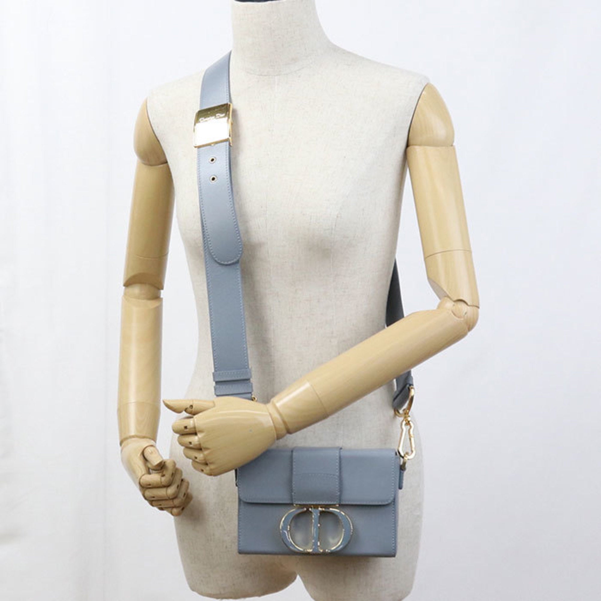 Christian Dior DIOR Dior Crossbody Shoulder Bag, Box 30 Montaigne, Women's, Blue — Like New
