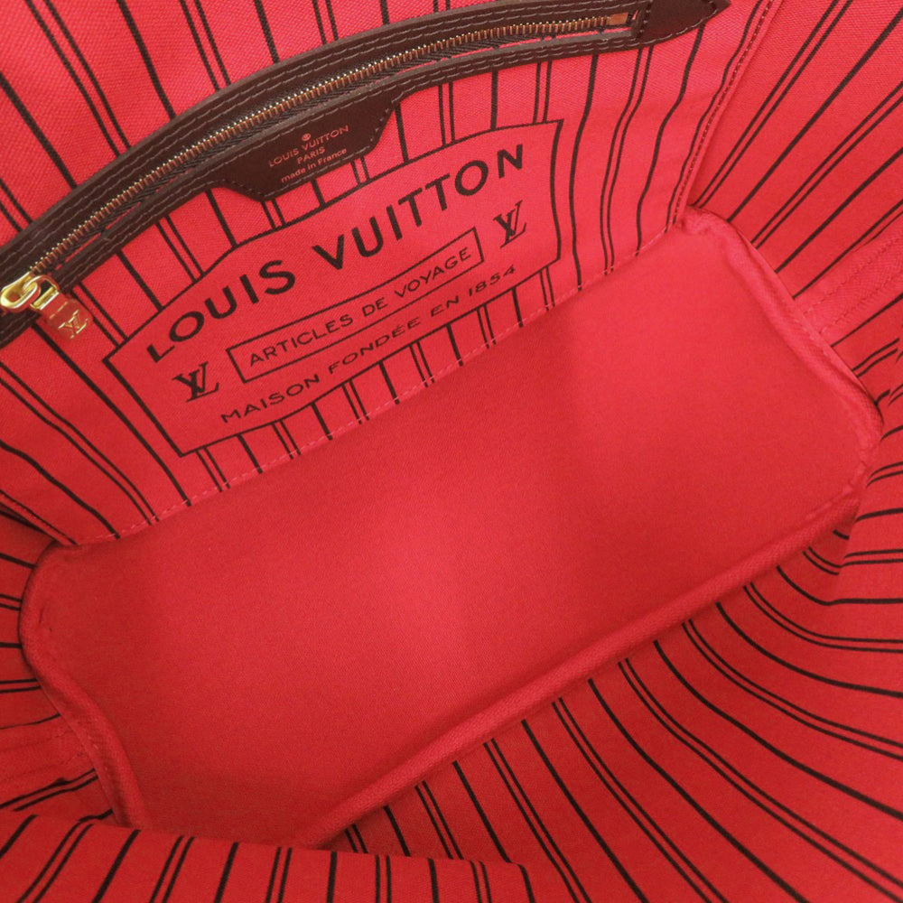 Like new Louis Vuitton Neverfull PM Damier Brown Tote Bag with Pouch N41359 LV 0701 LOUIS VUITTON — Like New