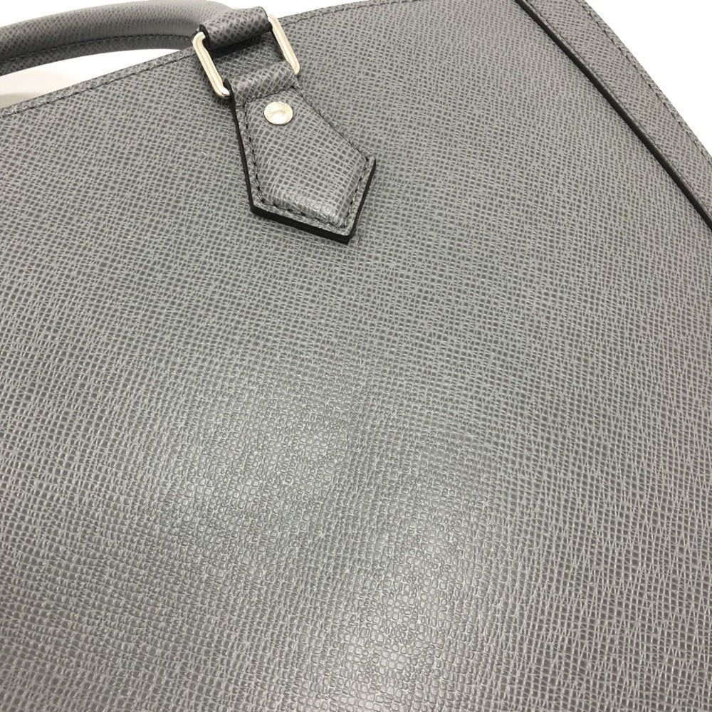 LOUIS VUITTON M30856 Taiga Slim Briefcase, 2-Way Bag, Shoulder Business Leather, Men's, Gracie Gray, Like New — Like New