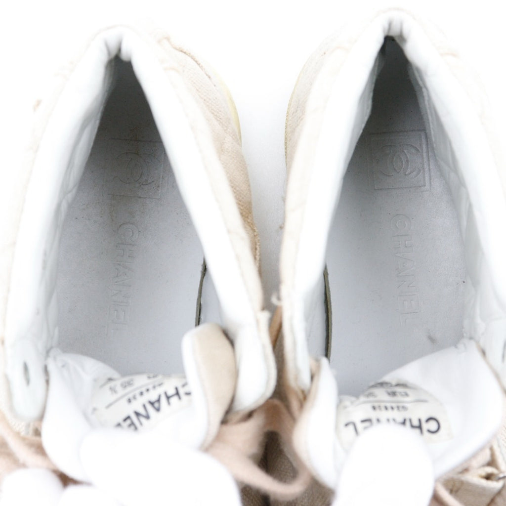 CHANEL High-top sneakers Matelasse