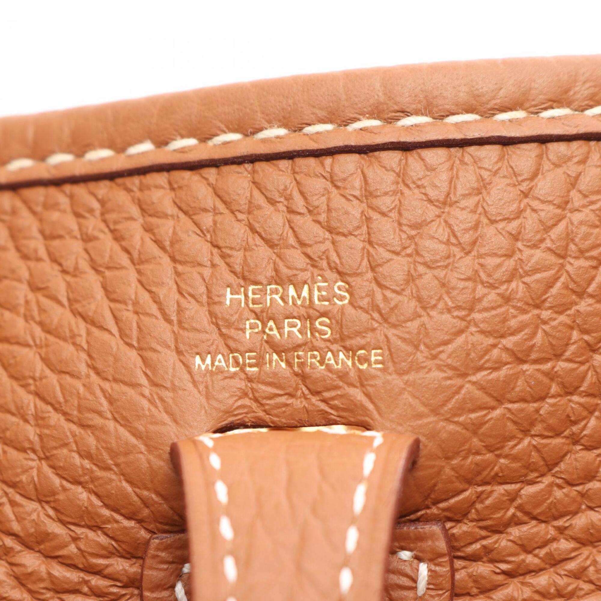 Hermes Evelyne Amazon TPM Shoulder Bag/Handbag, Leather, Taurillon Clemence, Brown Tone — New - Store Return