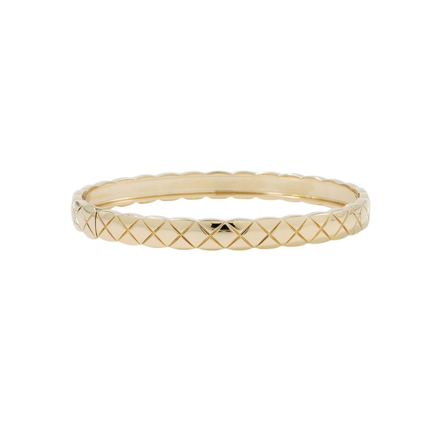 Chanel Coco Crush Collection Bracelet, 18K Yellow Gold, Size L, J13221, CHANEL Bangle