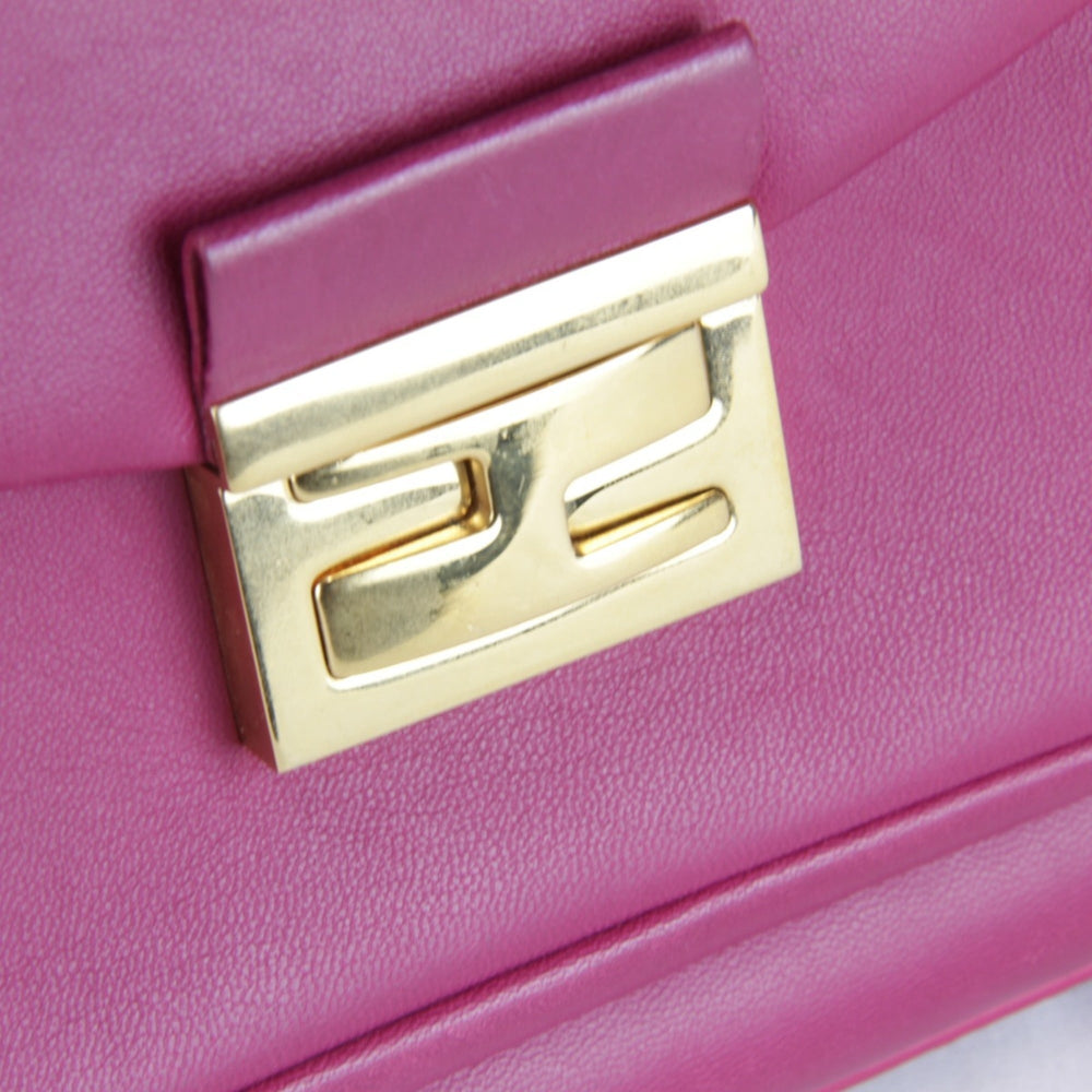 FENDI shoulder bag, leather, pink, women's — New - Store Return