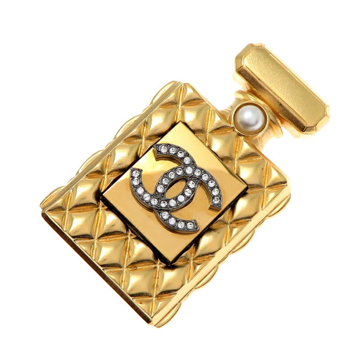 Chanel Perfume Bottle Ladies Brooch GP