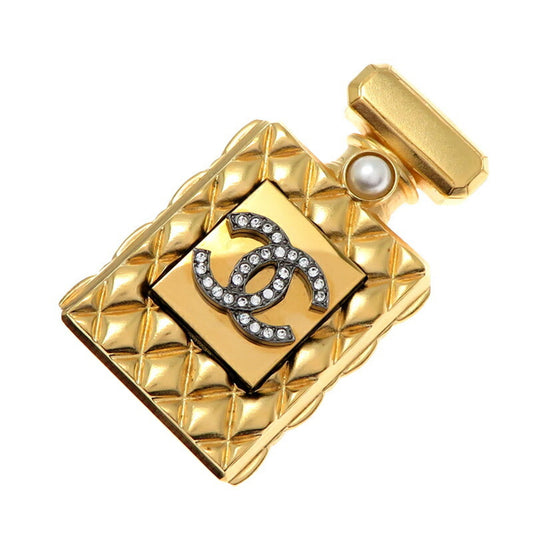 Chanel Perfume Bottle Ladies Brooch GP