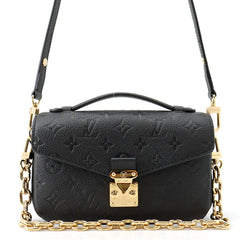 Louis Vuitton Monogram Empreinte Pochette Métis EW M46595 2-way Shoulder Bag, Black. Handbag for Women. LOUIS VUITTON — Like New