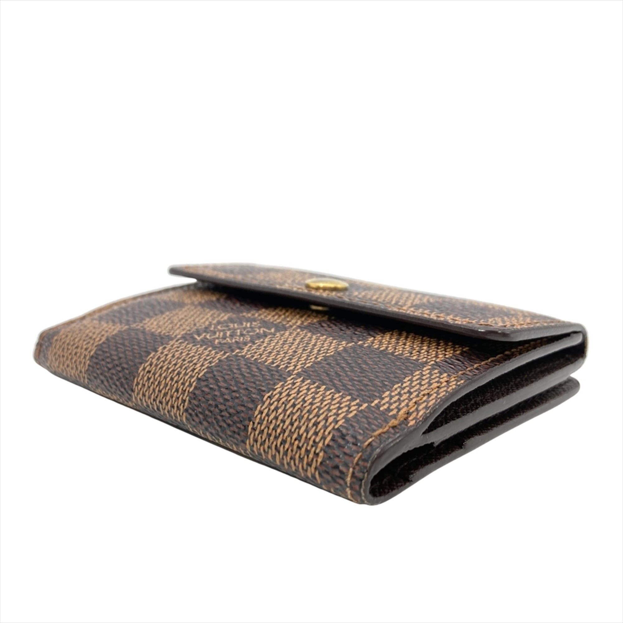 Louis Vuitton Ludlow Tri-fold Wallet, Damier Ebene, N62925, Brown, CT0014