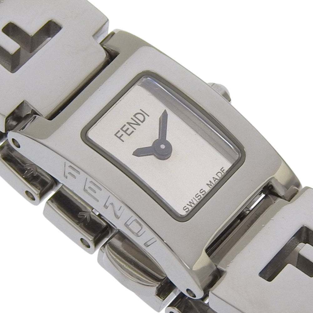 Fendi FENDI Logo Watch 3150L Stainless Steel Quartz Analog Display Silver Dial Women's — Very Good